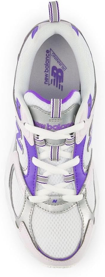 image:imageNew Balance UnisexAdult 408 SneakerWhiteTaroElectric Indigo