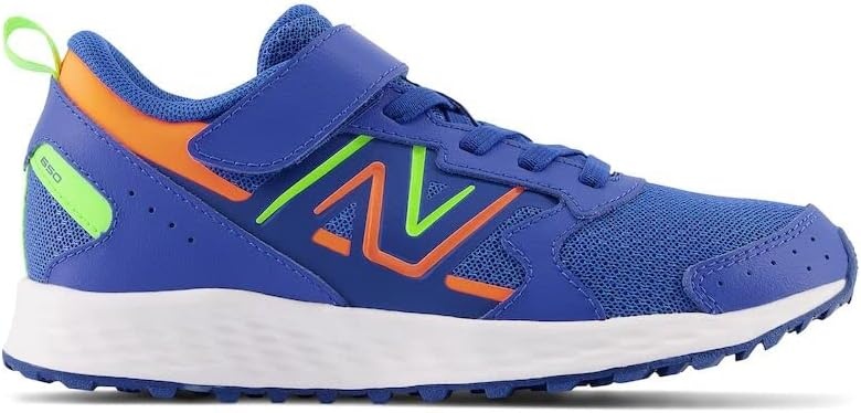image:imageNew Balance UnisexChild Kids Fresh Foam 650 V1 Bungee Lace with Top Strap Running ShoesCobaltPixel Green