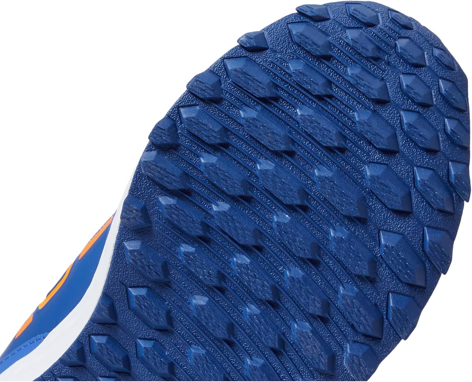 image:imageNew Balance UnisexChild Kids Fresh Foam 650 V1 Bungee Lace with Top Strap Running ShoesCobaltPixel GreenBlaze Orange