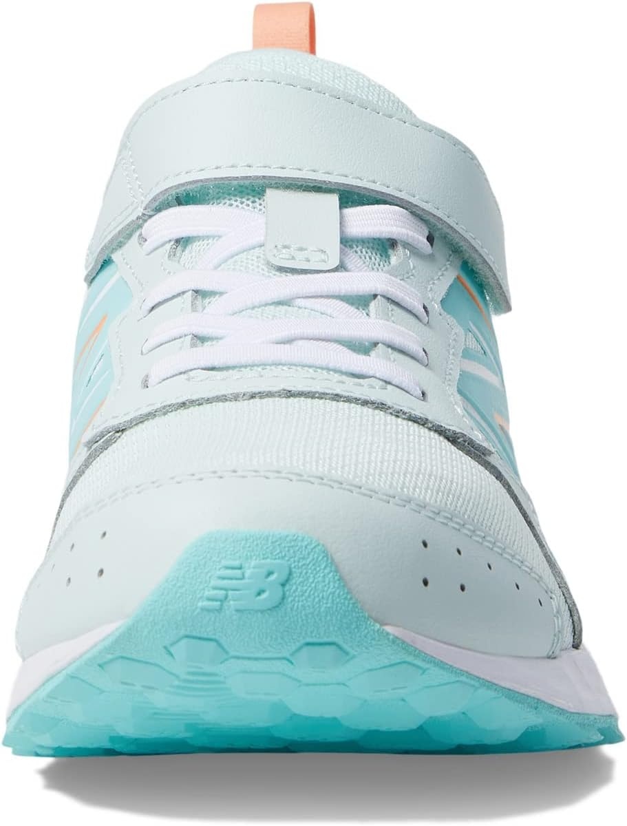 image:imageNew Balance UnisexChild Kids Fresh Foam 650 V1 Bungee Lace with Top Strap Running ShoesLight SurfPeach Glaze