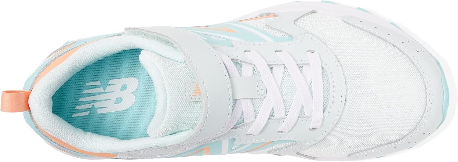 image:imageNew Balance UnisexChild Kids Fresh Foam 650 V1 Bungee Lace with Top Strap Running ShoesLight SurfPeach Glaze