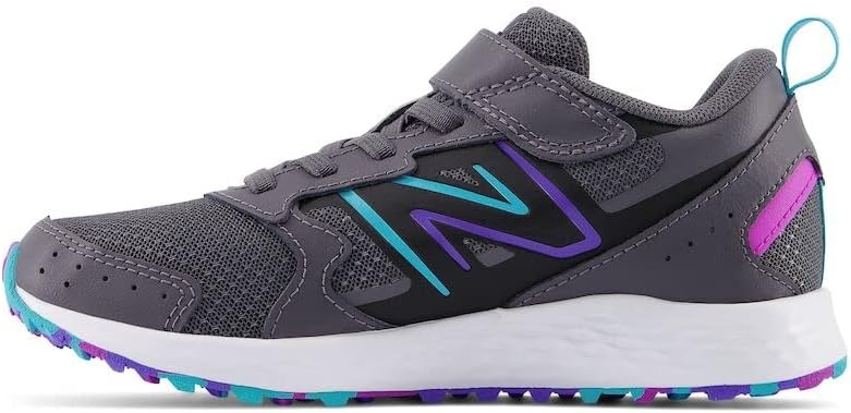 image:imageNew Balance UnisexChild Kids Fresh Foam 650 V1 Bungee Lace with Top Strap Running ShoesMagnetElectric IndigoCosmic Rose