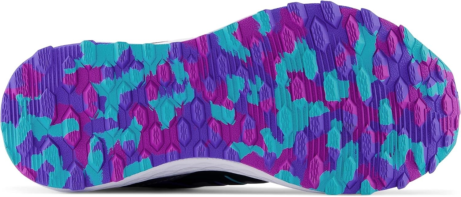 image:imageNew Balance UnisexChild Kids Fresh Foam 650 V1 Bungee Lace with Top Strap Running ShoesMagnetElectric IndigoCosmic Rose
