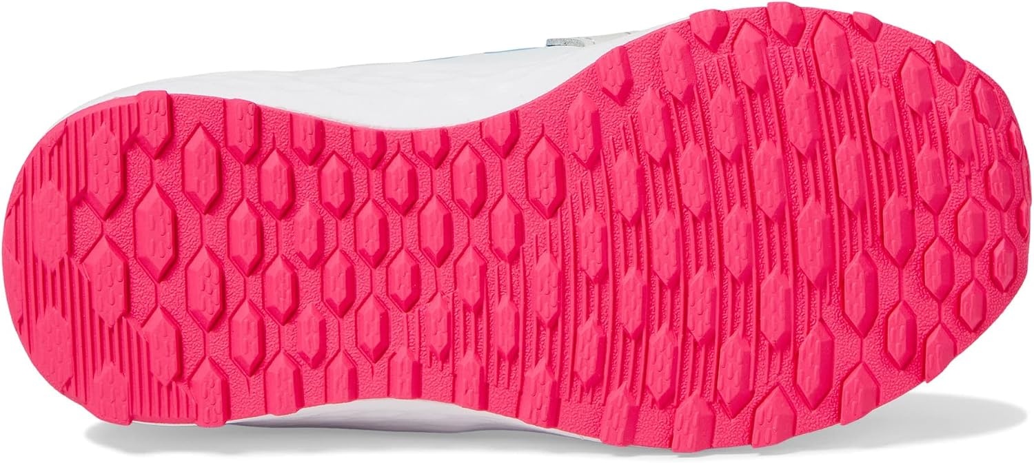 image:imageNew Balance UnisexChild Kids Fresh Foam 650 V1 Bungee Lace with Top Strap Running ShoesSummer FogHipinkVibrant Sky