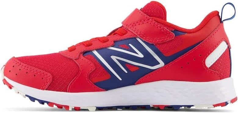 image:imageNew Balance UnisexChild Kids Fresh Foam 650 V1 Bungee Lace with Top Strap Running ShoesTeam RedNight Sky