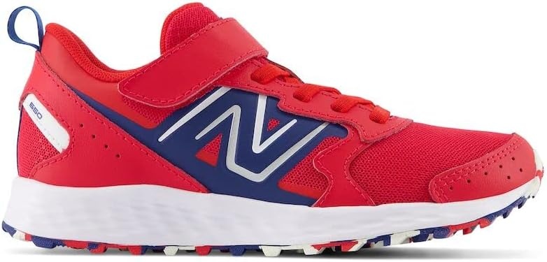 image:imageNew Balance UnisexChild Kids Fresh Foam 650 V1 Bungee Lace with Top Strap Running ShoesTeam RedNight Sky