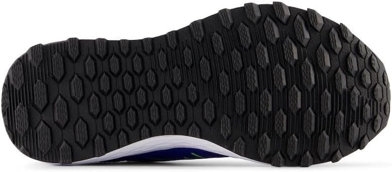 image:imageNew Balance UnisexChild Kids Fresh Foam 650 V1 Bungee Lace with Top Strap Running ShoesTeam RoyalBleached Lime Glo