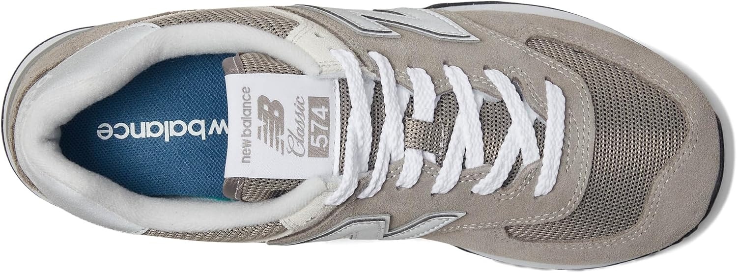 image:imageNew Balance Womens 574 Core Sneaker Casual ShoesGreyWhite