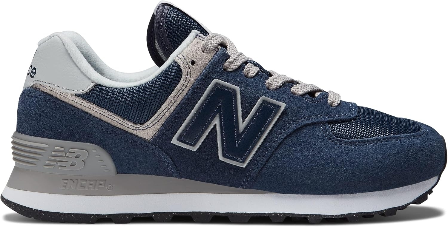 image:imageNew Balance Womens 574 Core Sneaker Casual ShoesNavy With White