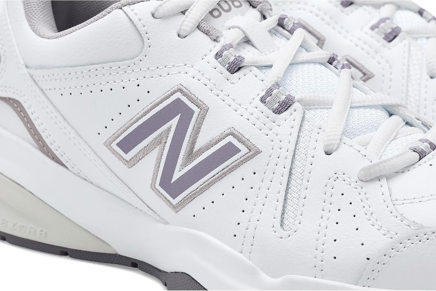 image:imageNew Balance Womens 608 V5 Casual Comfort Cross TrainerWhiteCandied Violet