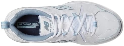 image:imageNew Balance Womens 608 V5 Casual Comfort Cross TrainerWhiteLight Blue