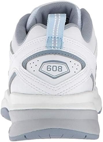 image:imageNew Balance Womens 608 V5 Casual Comfort Cross TrainerWhiteLight Blue