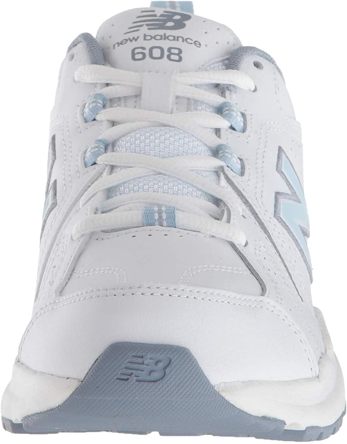 image:imageNew Balance Womens 608 V5 Casual Comfort Cross TrainerWhiteLight Blue