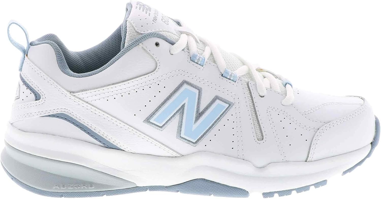 image:imageNew Balance Womens 608 V5 Casual Comfort Cross TrainerWhiteLight Blue