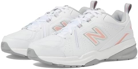 image:imageNew Balance Womens 608 V5 Casual Comfort Cross TrainerWhitePink