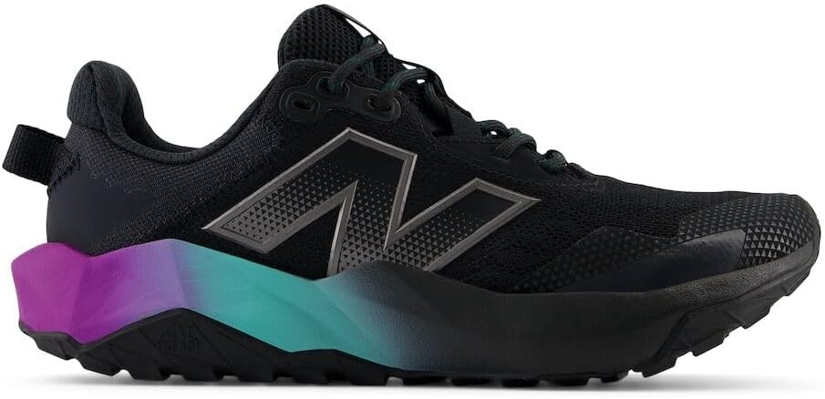 image:imageNew Balance Womens Dynasoft Nitrel V6 Trail Running ShoesBlackBlack MetallicCyber Jade