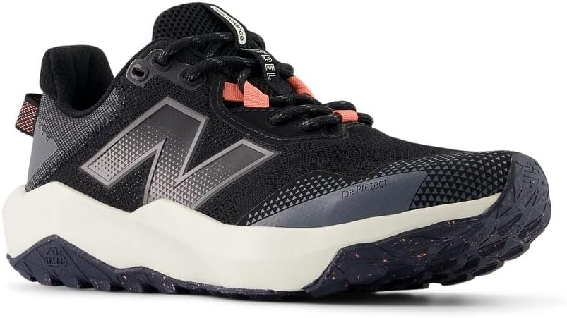 image:imageNew Balance Womens Dynasoft Nitrel V6 Trail Running ShoesBlackCastlerockSunfade Red