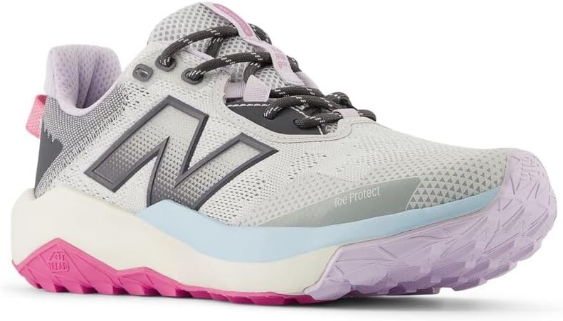 image:imageNew Balance Womens Dynasoft Nitrel V6 Trail Running ShoesGrey MatterMagnetReal Pink
