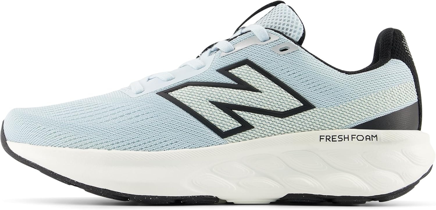 image:imageNew Balance Womens Fresh Foam 520 V9 Running ShoesFrosted GlassBlackSilver Metallic