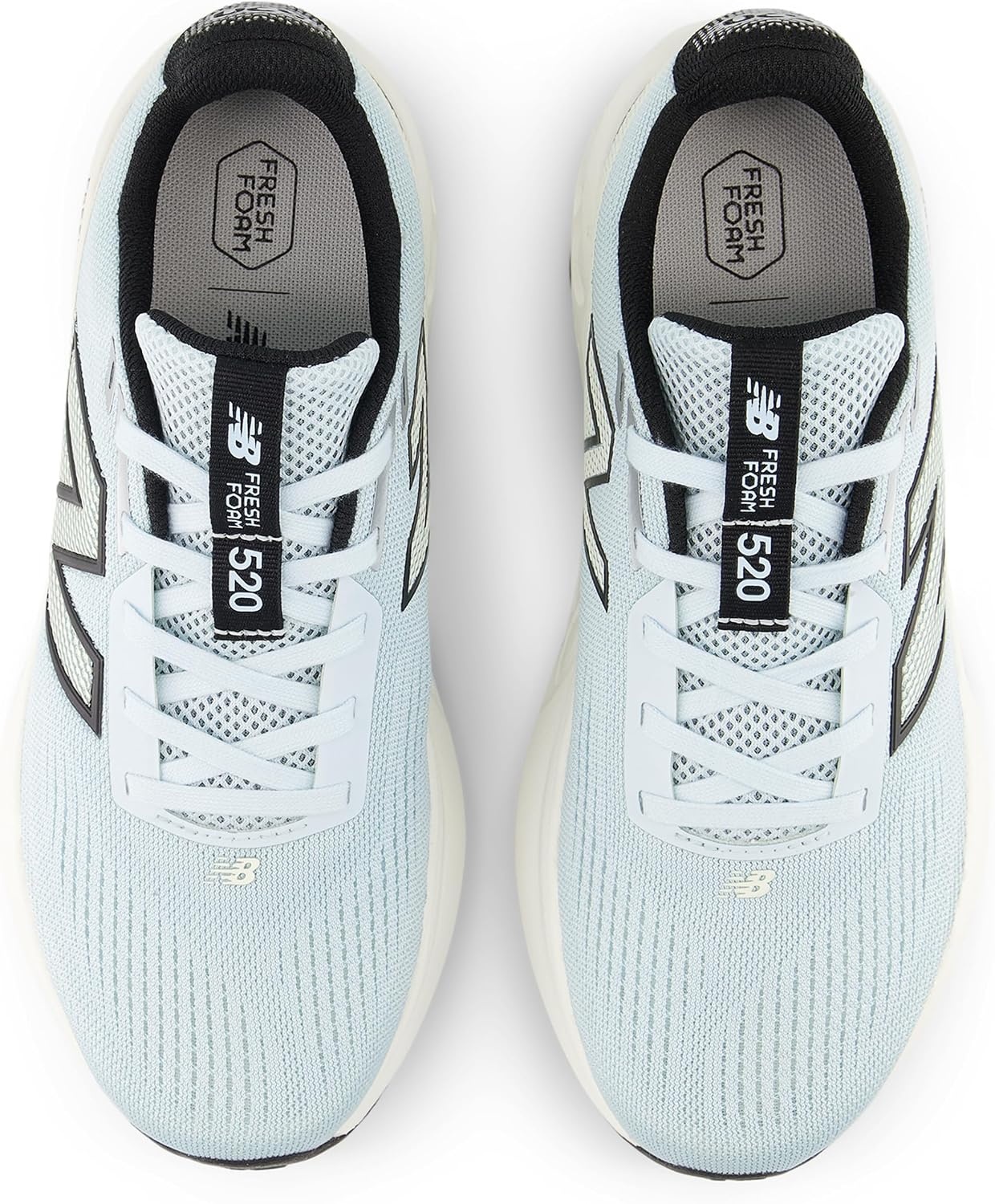 image:imageNew Balance Womens Fresh Foam 520 V9 Running ShoesFrosted GlassBlackSilver Metallic