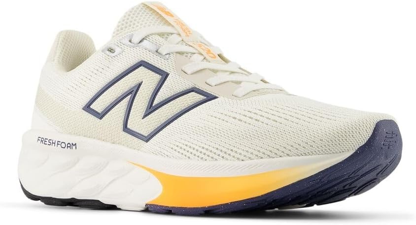 image:imageNew Balance Womens Fresh Foam 520 V9 Running ShoesSea SaltLinenHot Mango