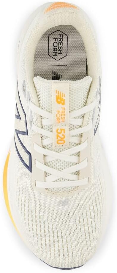 image:imageNew Balance Womens Fresh Foam 520 V9 Running ShoesSea SaltLinenHot Mango