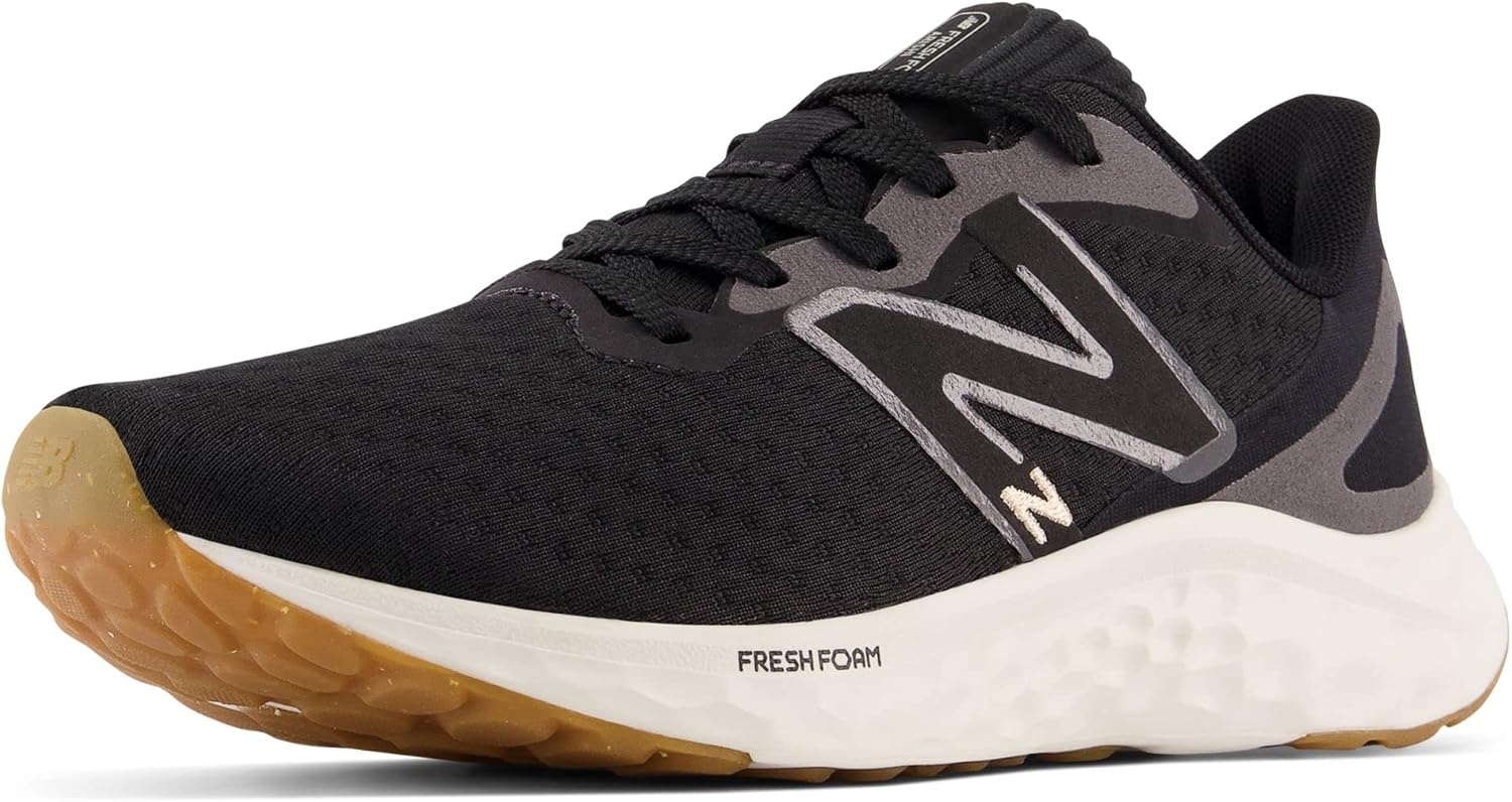 image:imageNew Balance Womens Fresh Foam Arishi V4BlackLight Gold MetallicGum 2