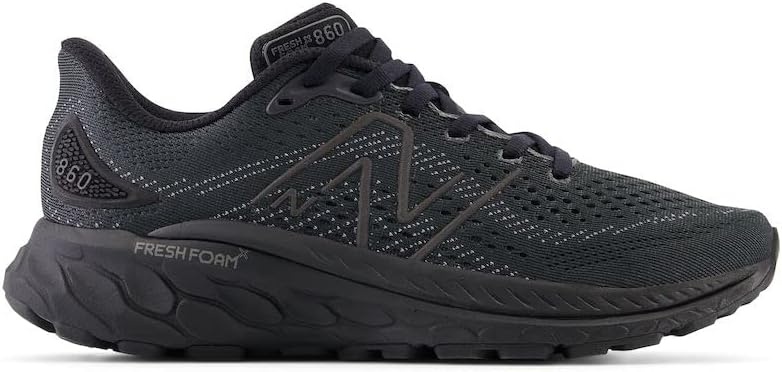 image:imageNew Balance Womens Fresh Foam X 860 V13 Running Shoes Road Running ShoesBlackBlacktop