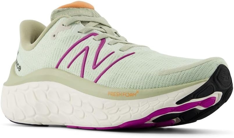 image:imageNew Balance Womens Fresh Foam X Kaiha Road Road Running ShoesNatural MintOlivinePurple Fuchsia