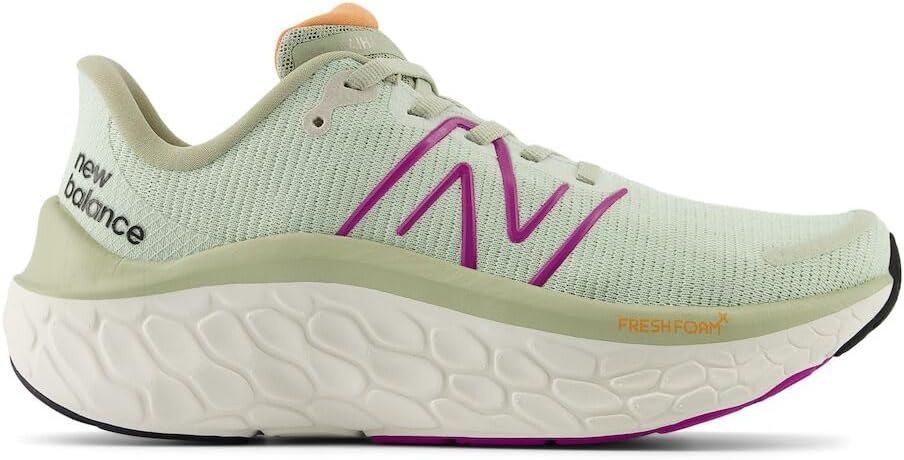 image:imageNew Balance Womens Fresh Foam X Kaiha Road Road Running ShoesNatural MintOlivinePurple Fuchsia