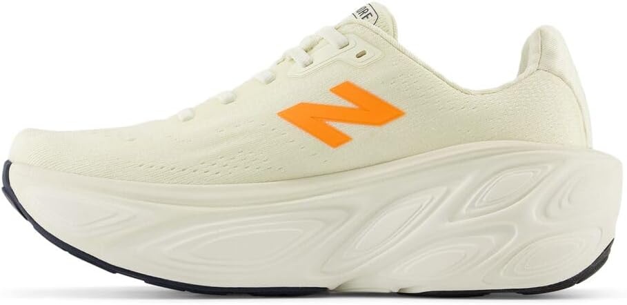 image:imageNew Balance Womens Fresh Foam X More V5 Road Running ShoesAngoraSea SaltHot Mango