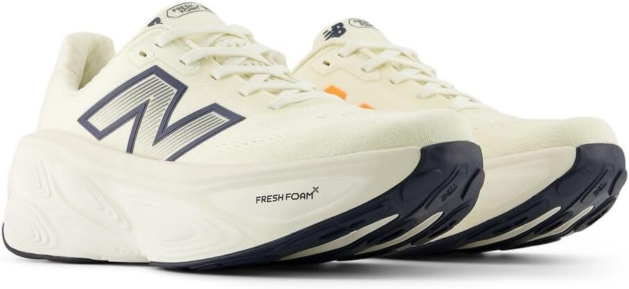 image:imageNew Balance Womens Fresh Foam X More V5 Road Running ShoesAngoraSea SaltHot Mango