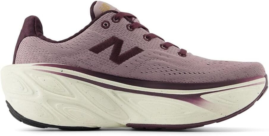 image:imageNew Balance Womens Fresh Foam X More V5 Road Running ShoesIce WineAngoraPlum Brown