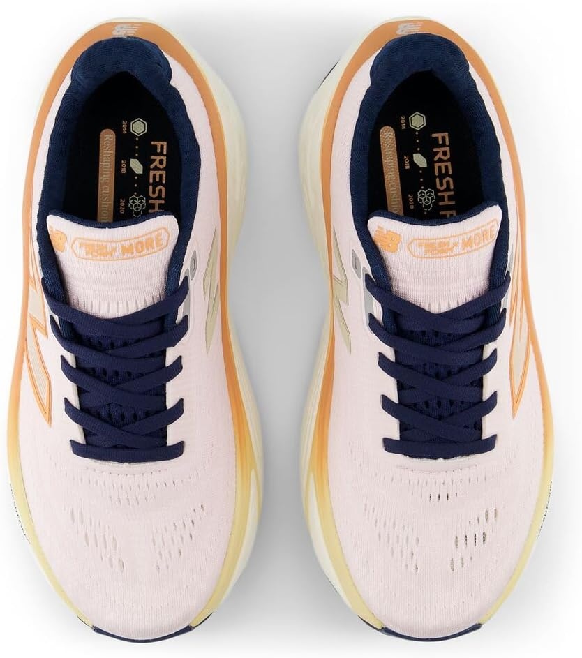 image:imageNew Balance Womens Fresh Foam X More V5 Road Running ShoesPink GraniteCopperCalcium