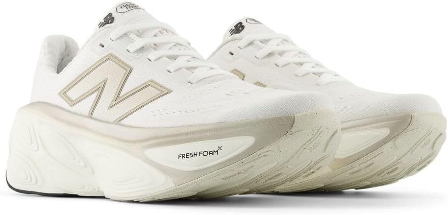 image:imageNew Balance Womens Fresh Foam X More V5 Road Running ShoesWhiteSea SaltLight Gold Metallic