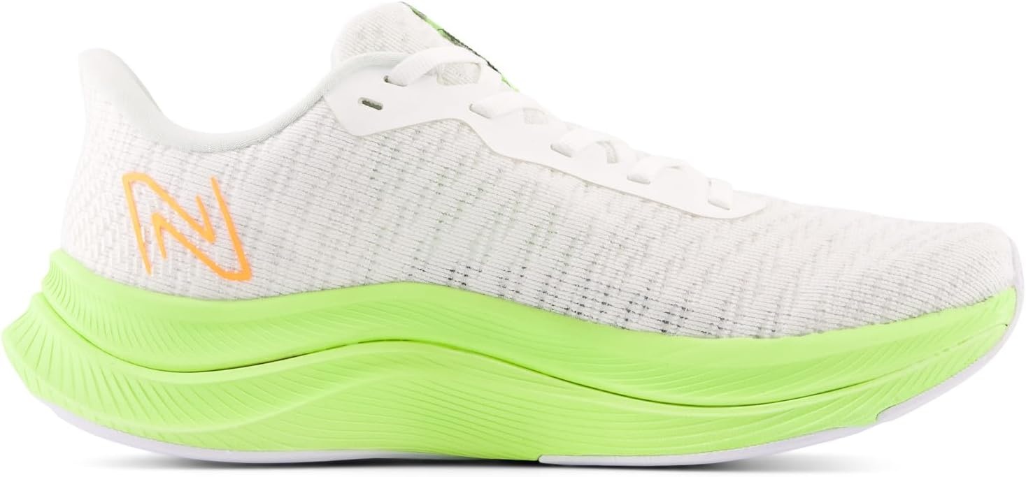 image:imageNew Balance Womens FuelCell Propel V4 Running ShoeWhiteBleached Lime GloGraphite