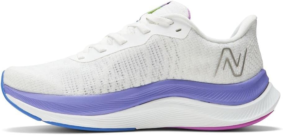 image:imageNew Balance Womens FuelCell Propel V4 Running ShoeWhiteElectric IndigoThirty Watt