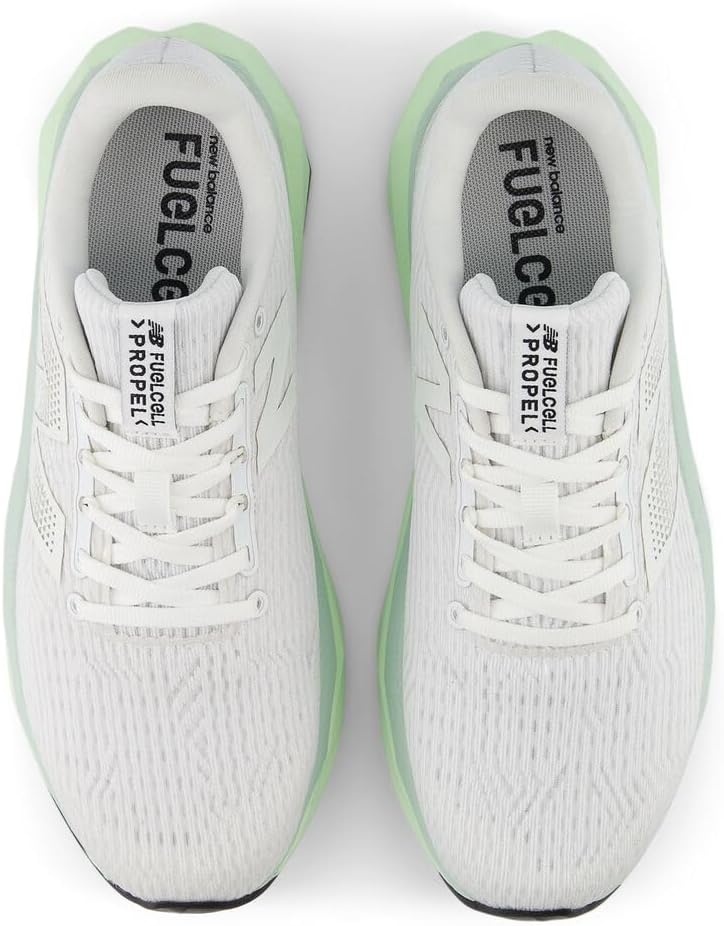 image:imageNew Balance Womens FuelCell Propel V5 Running ShoesWhiteMelon WaterClay Ash