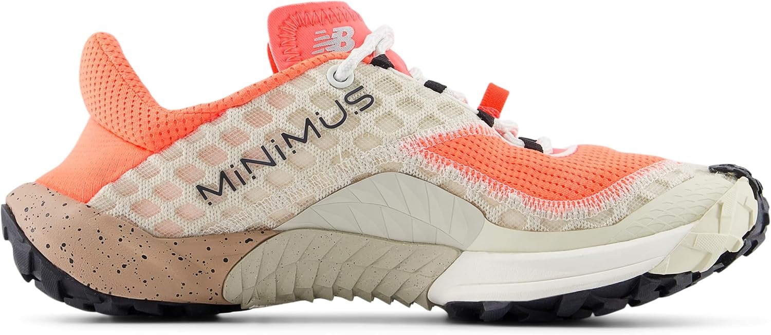 image:imageNew Balance Womens Minimus Trail V1Urgent RedLinenFlat Taupe