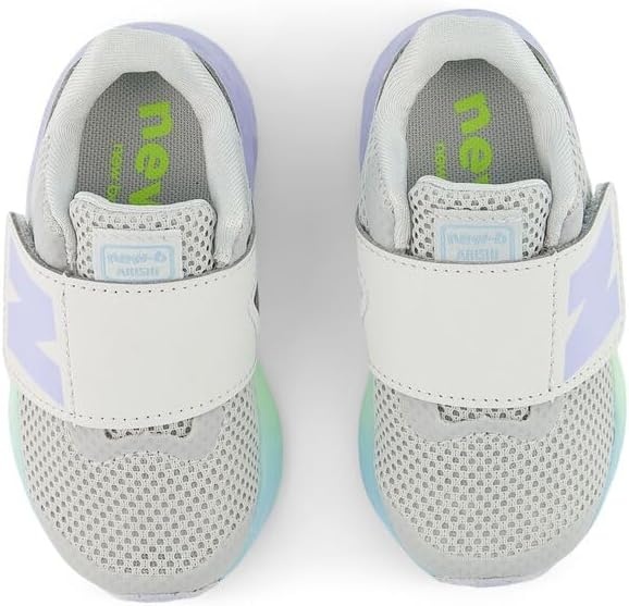 image:imageNew Balance unisexbaby babyboys Fresh Foam Arishi V4 Hook amp LoopGrey MatterDaybreak
