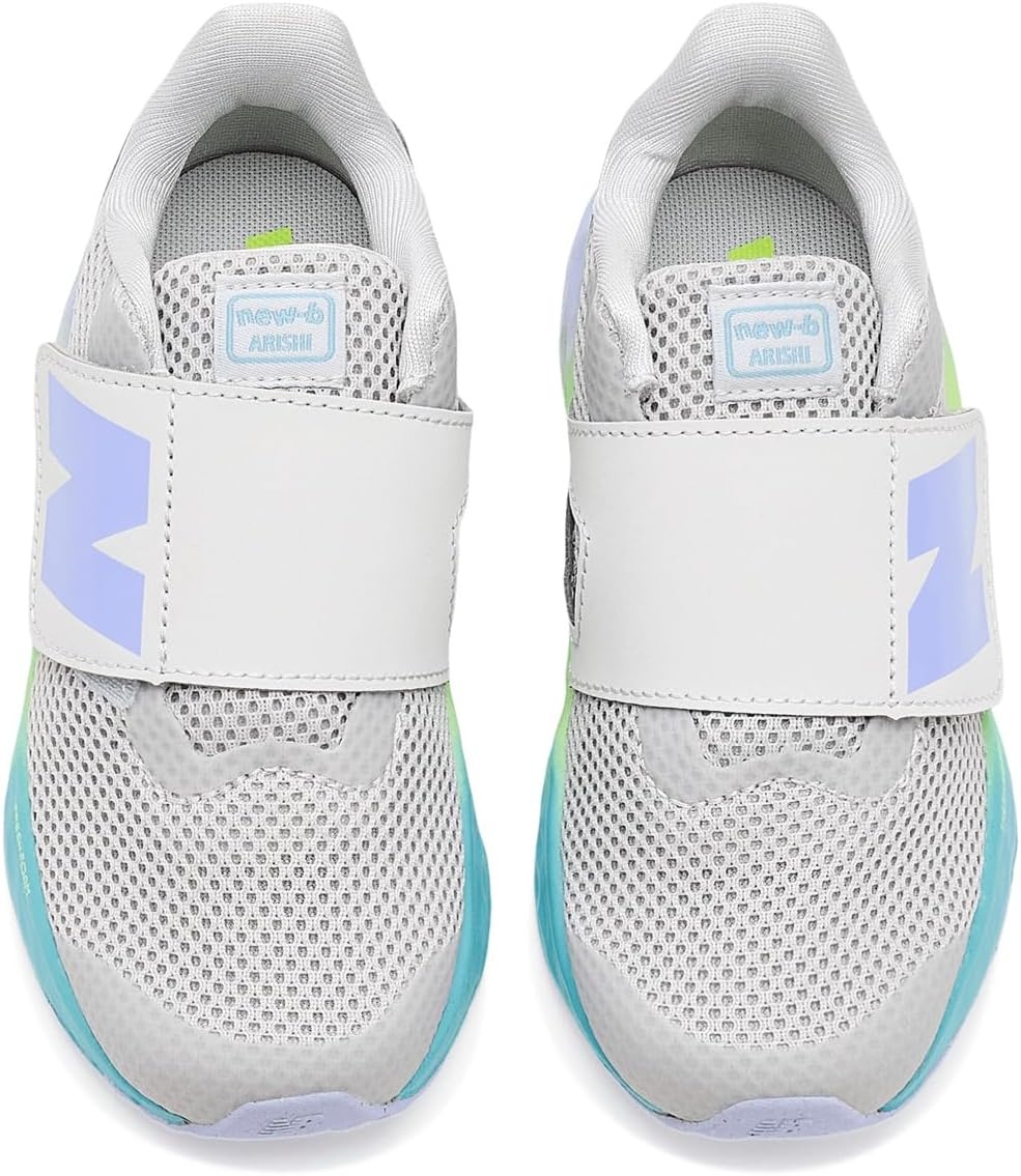 image:imageNew Balance unisexbaby babyboys Fresh Foam Arishi V4 Hook amp LoopGrey MatterDaybreakCosmic Jade
