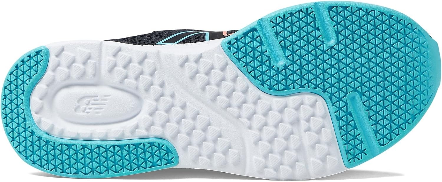 image:imageNew Balance unisexchild 545 V1 LaceupBlackGrapefruitSummer Aqua