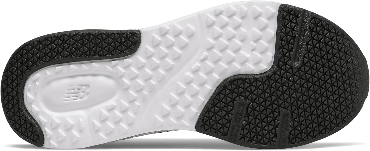 image:imageNew Balance unisexchild 545 V1 LaceupBlackWhiteSilver Metallic