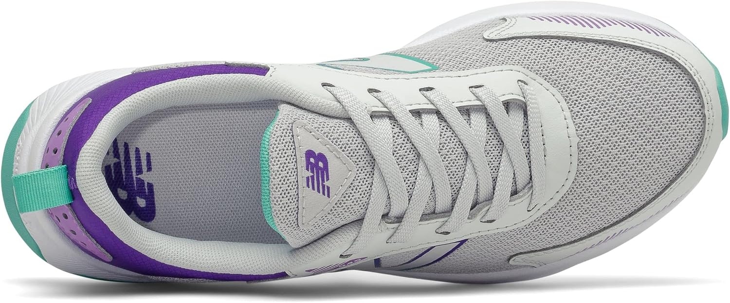 image:imageNew Balance unisexchild 545 V1 LaceupSummer FogDeep VioletSummer Jade
