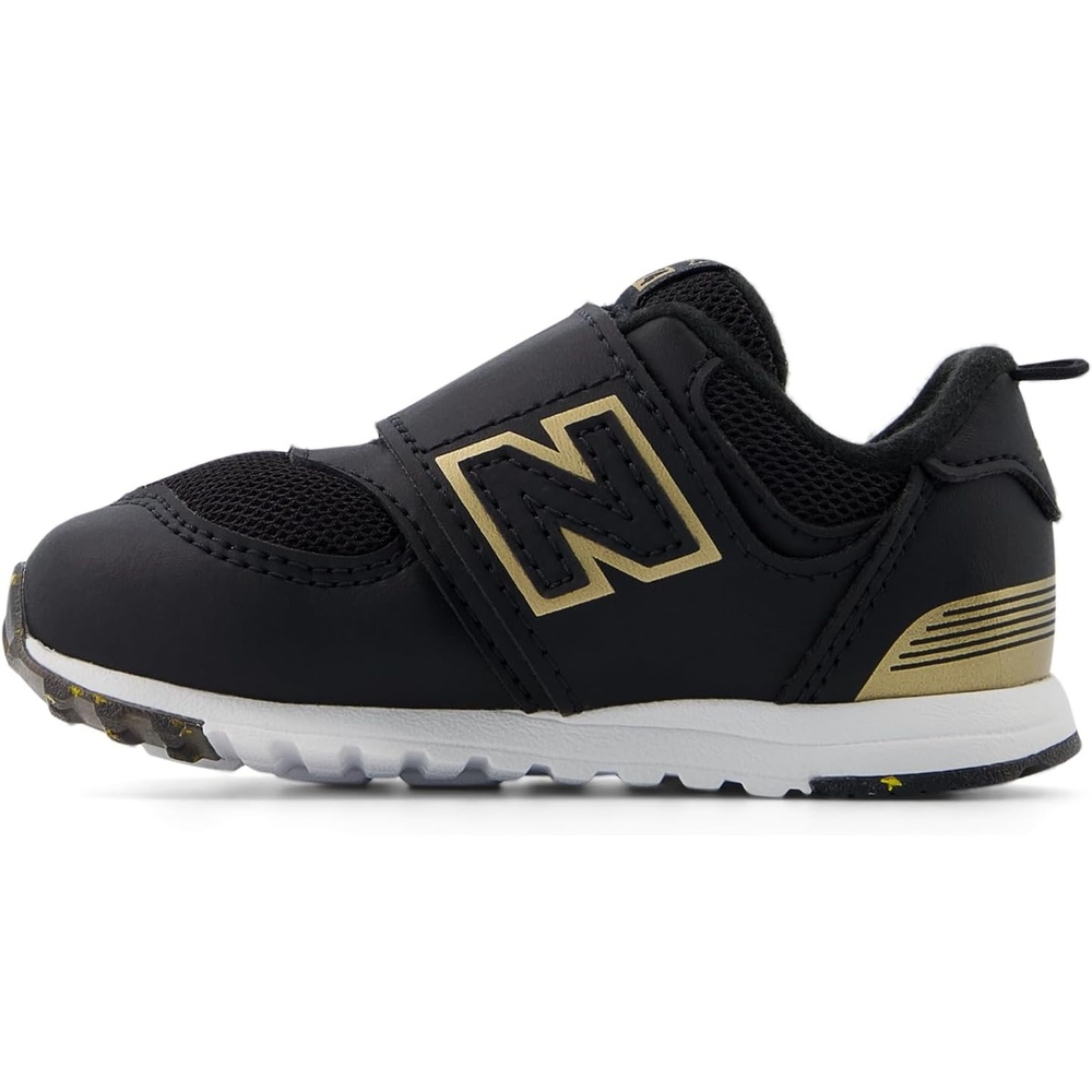 image:imageNew Balance Baby Boys 574 Newb HookandLoop Sneakers Casual ShoesBlackGold