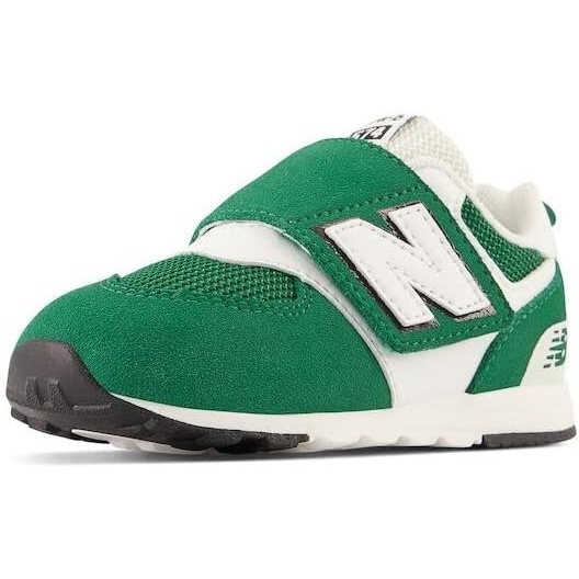 image:imageNew Balance Baby Boys 574 Newb HookandLoop Sneakers Casual ShoesClassic PineWhiteBlack