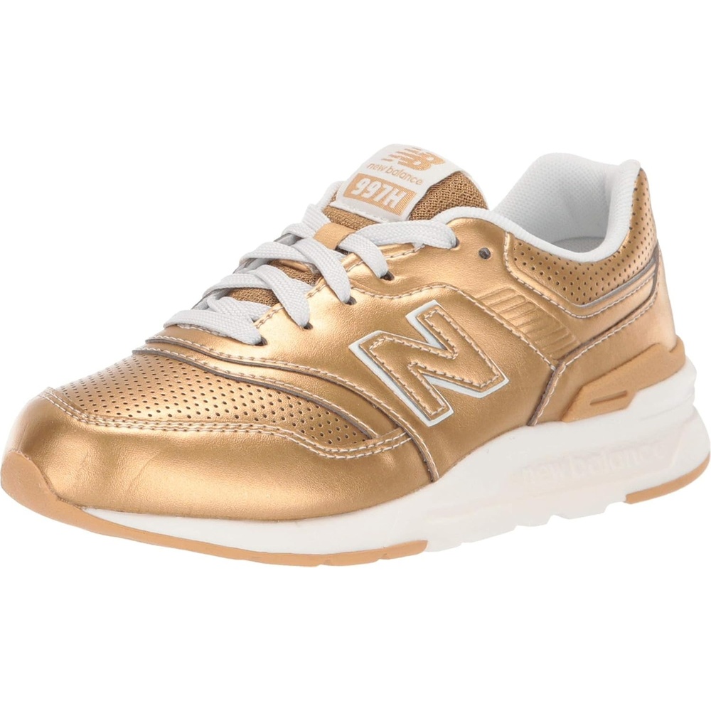 image:imageNew Balance Baby Boys 997h V1 Bungee Sneakers Casual ShoesClassic Gold MetallicSea Salt