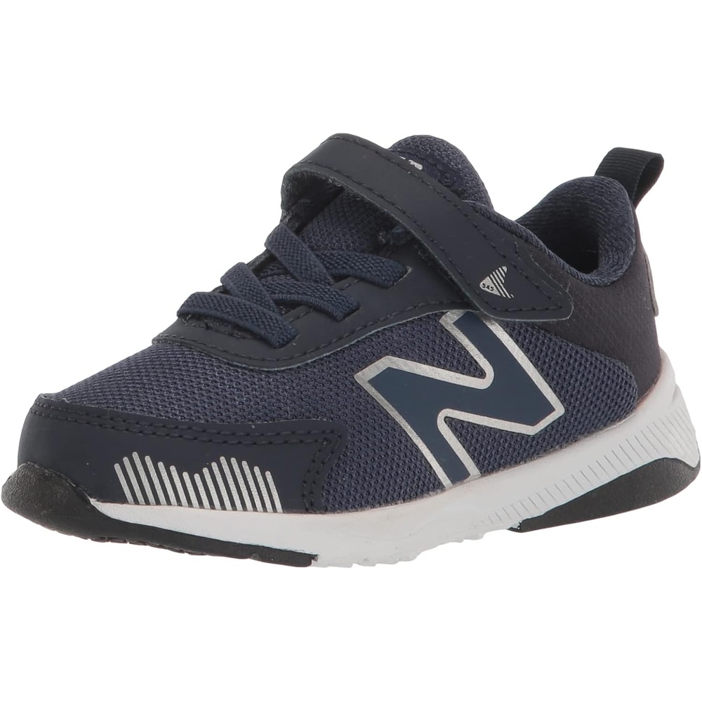 image:imageNew Balance Baby Boys Dynasoft 545 V1 Bungee Lace SneakersNatural IndigoEclipseSilver Metallic