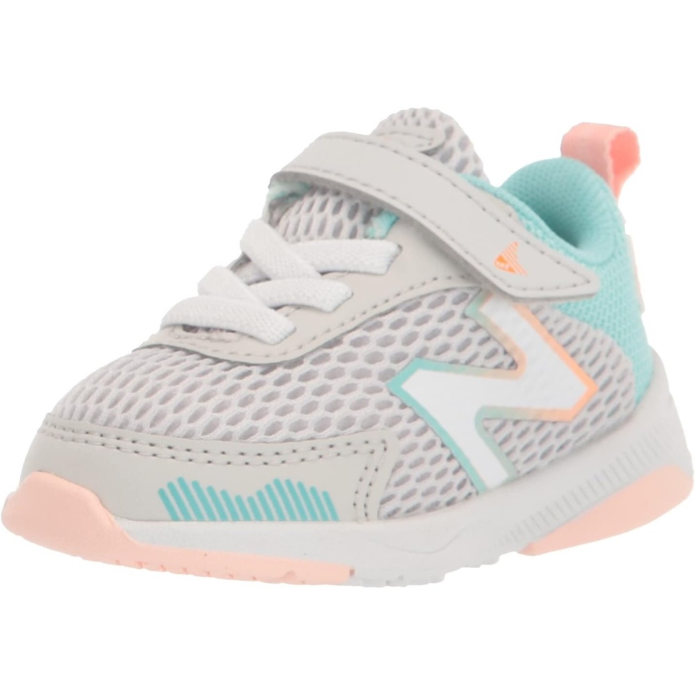 image:imageNew Balance Baby Boys Dynasoft 545 V1 Bungee Lace SneakersSummer FogSurfPeach Glaze