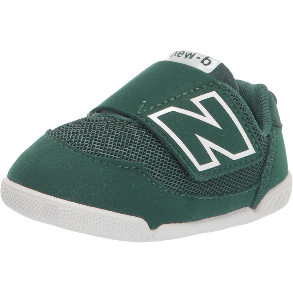 image:imageNew Balance Baby Boys Newb V1 Hook and LoopTeam Forest GreenWhite